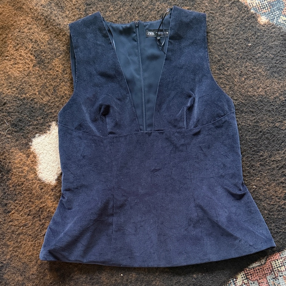 Zara Corduroy Blouse